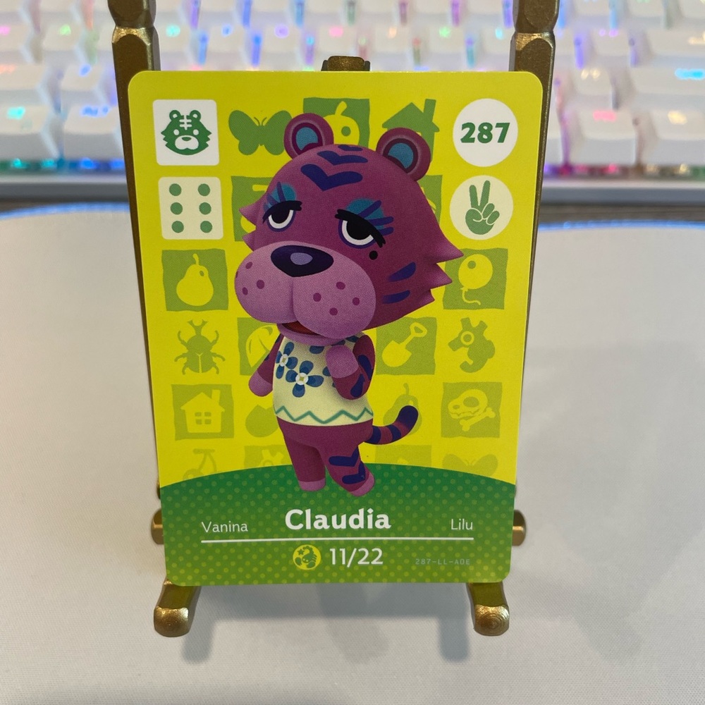 Animal Crossing amiibo Claudia 287